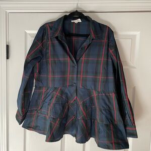 Tuckernuck POMANDER PLACE Fraser Plaid Ashlen Blouse